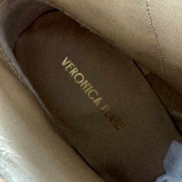 Veronica Beard Viv Booties Natural Leather Upper Ankle Heeled Buckle Boots 8 - Picture 6 of 7